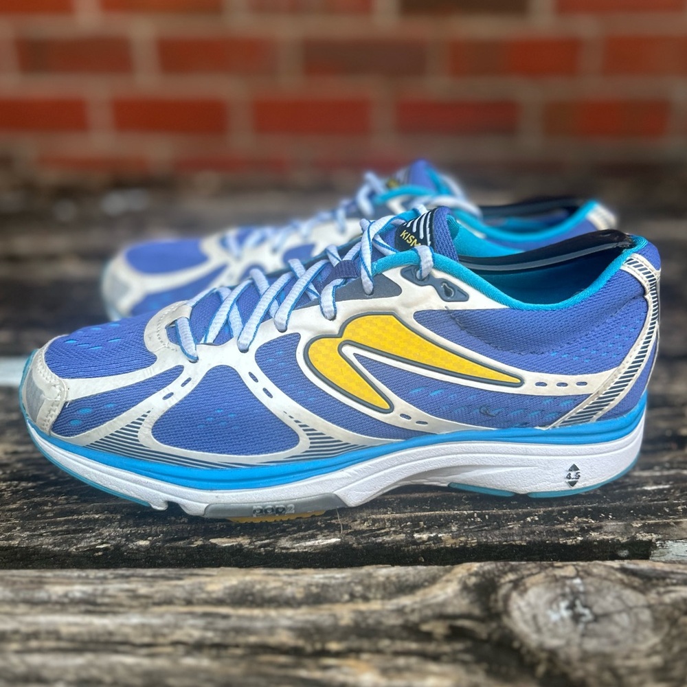 Newton Kismet Women’s Blue and Yellow Size 7 Running Athletic Shoes